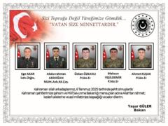 Irak’ta beş asker hayatını kaybetti